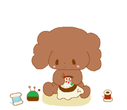 It is same as a toy poodle anytime sticker #2048832