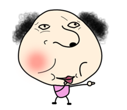 lovely & silly guy "Momoko" 1 sticker #2048935