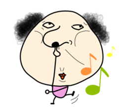 lovely & silly guy "Momoko" 1 sticker #2048944