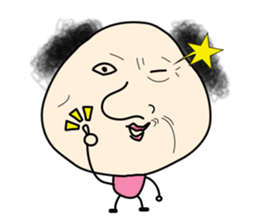 lovely & silly guy "Momoko" 1 sticker #2048945