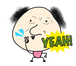 lovely & silly guy "Momoko" 1 sticker #2048947