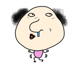 lovely & silly guy "Momoko" 1 sticker #2048951