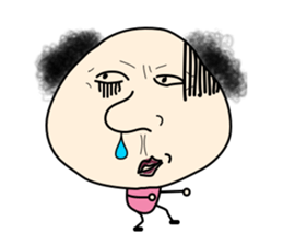 lovely & silly guy "Momoko" 1 sticker #2048957