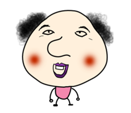 lovely & silly guy "Momoko" 1 sticker #2048969