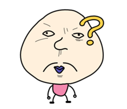 lovely & silly guy "Momoko" 1 sticker #2048970