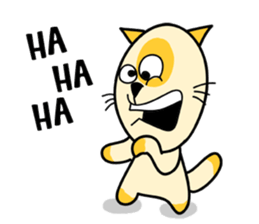 empty-headed cats No. 3 sticker #2049333