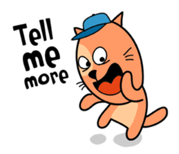 empty-headed cats No. 3 sticker #2049350