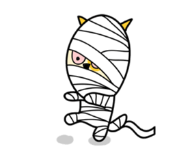 empty-headed cats No. 3 sticker #2049360