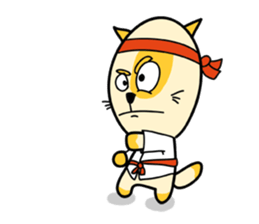 empty-headed cats No. 3 sticker #2049365