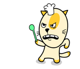 empty-headed cats No. 3 sticker #2049369