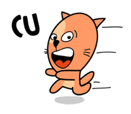 empty-headed cats No. 3 sticker #2049371