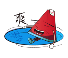 SuIKa-Man(Watermelon In Summer.) sticker #2049415
