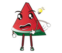 SuIKa-Man(Watermelon In Summer.) sticker #2049422