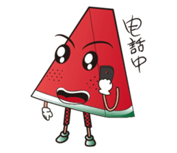SuIKa-Man(Watermelon In Summer.) sticker #2049435