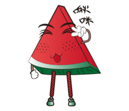 SuIKa-Man(Watermelon In Summer.) sticker #2049439