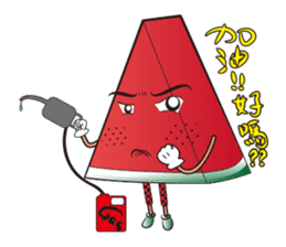 SuIKa-Man(Watermelon In Summer.) sticker #2049440