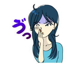 Japanese women in conversation sticker #2049548