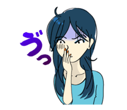 Japanese women in conversation sticker #2049548