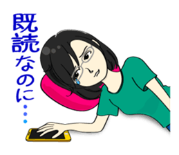 Japanese women in conversation sticker #2049561