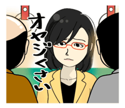 Japanese women in conversation sticker #2049565