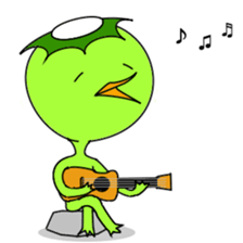 kappa wearing a wig sticker #2049874