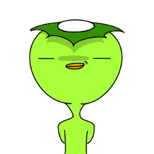 kappa wearing a wig sticker #2049886