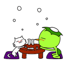 kappa wearing a wig sticker #2049891