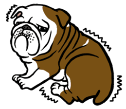 The slack bulldog SENBEI sticker #2050214