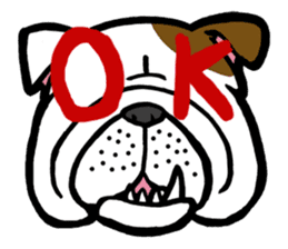 The slack bulldog SENBEI sticker #2050217