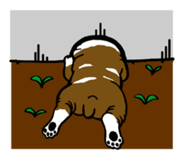 The slack bulldog SENBEI sticker #2050252