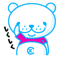 Double-face Bear sticker #2050503