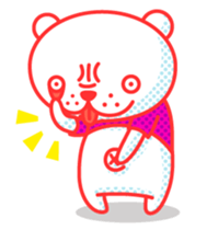 Double-face Bear sticker #2050508