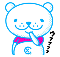 Double-face Bear sticker #2050509