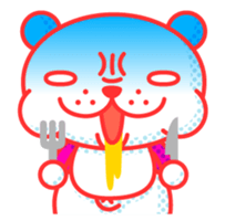 Double-face Bear sticker #2050518