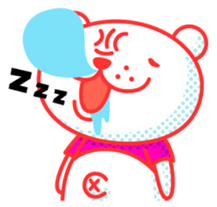 Double-face Bear sticker #2050520