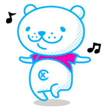 Double-face Bear sticker #2050523