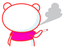 Double-face Bear sticker #2050528