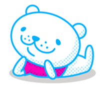 Double-face Bear sticker #2050529