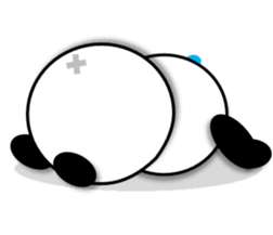 rabbit of a black ear. sticker #2050569