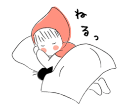 Little Red Riding Hood and Puu sticker #2050734