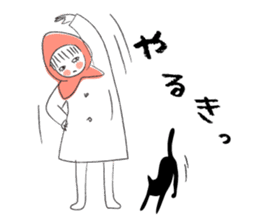 Little Red Riding Hood and Puu sticker #2050739