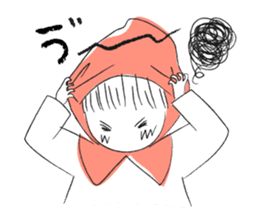 Little Red Riding Hood and Puu sticker #2050740