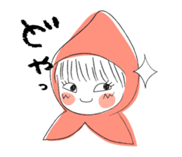 Little Red Riding Hood and Puu sticker #2050741