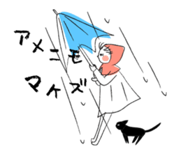 Little Red Riding Hood and Puu sticker #2050744