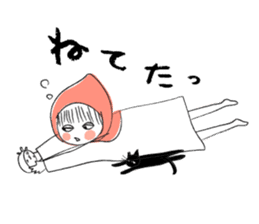 Little Red Riding Hood and Puu sticker #2050762