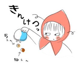 Little Red Riding Hood and Puu sticker #2050772