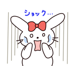 Ribbon of the rabbit 2 sticker #2050908