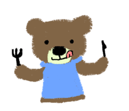 Masa of the bear sticker #2051301