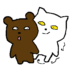 mr.cat and bear