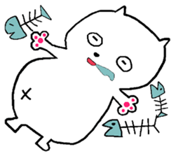 mr.cat and bear sticker #2051557